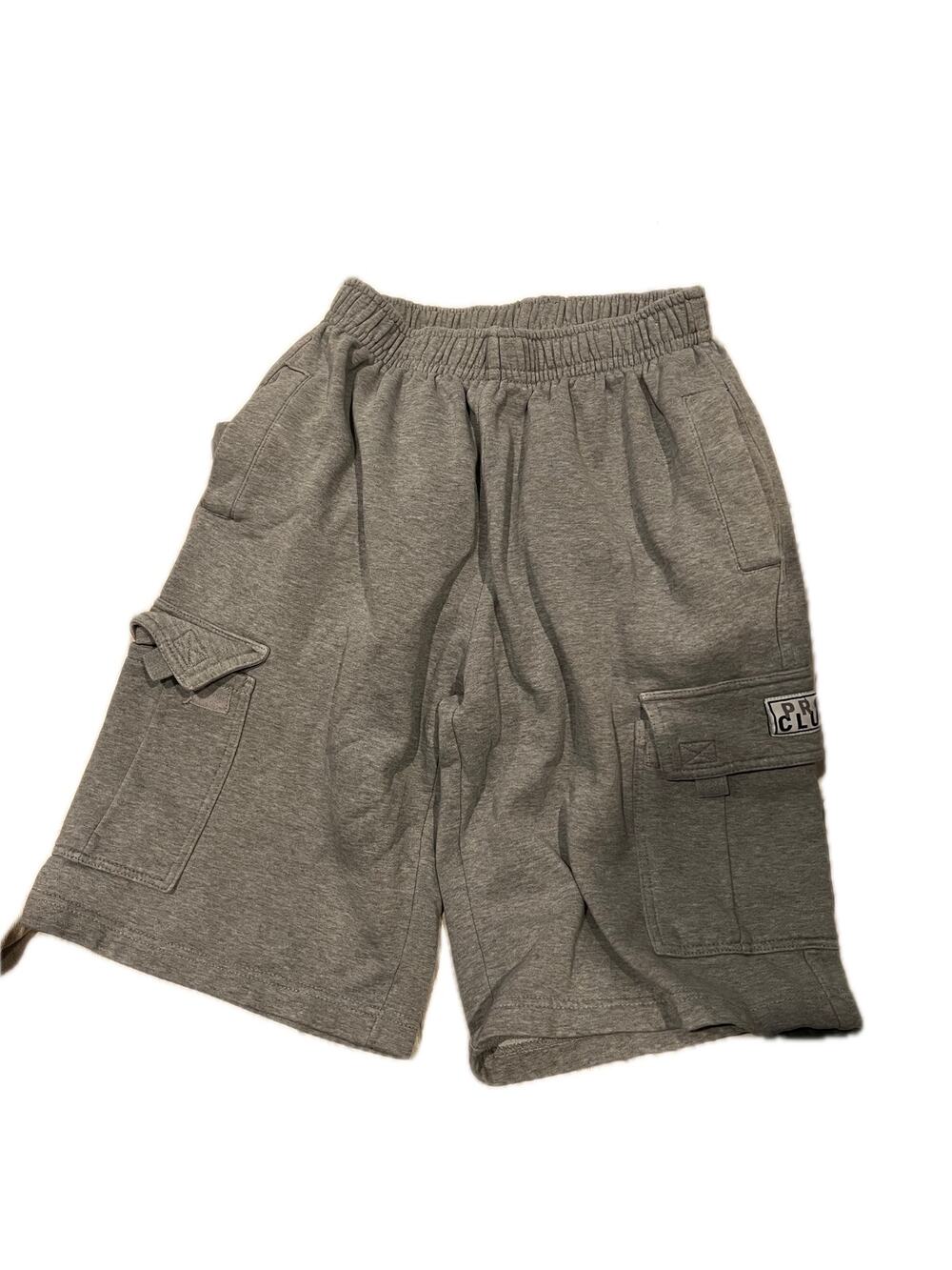 Pro Club Gray Cargo SweatShorts Mens Medium